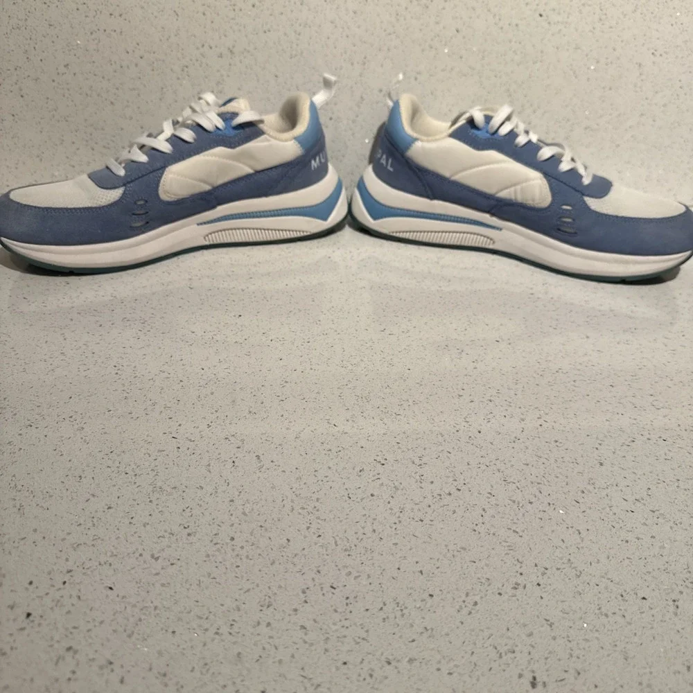 Mark Wahlberg Municipal Origin Sneakers Men's US9.5/9 White/Sky Blue